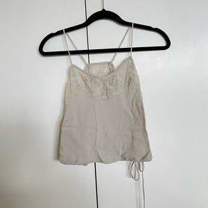 Lace cami crop top